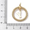 304 Stainless Steel Pendants STAS-D154-01Y-G-3