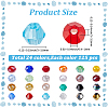 3000Pcs 24 Colors Transparent Electroplate Glass Beads EGLA-PA0001-29B-2