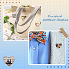 20 Sets Alloy Sublimation Blank Brooch Pin DIY-SP0003-03C-5