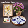 Leaf Shape Porcelain Mosaic Tiles PW-WG00441-04-2