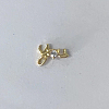 Word You Alloy Rhinestone Nail Art Cabochons MRMJ-WH0075-38-1
