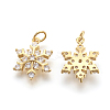Brass Micro Pave Cubic Zirconia Pendants LS-KK-F774-10G-NR-2