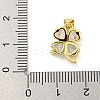 Rack Plating Brass Pave Cubic Zirconia Charms KK-G513-09G-3