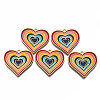 Alloy Enamel Pendants ENAM-T011-110A-NR-1
