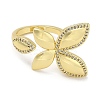 Rack Plating Brass Micro Pave Cubic Zirconia Cuff Finger Rings for Women RJEW-C114-15E-G-2
