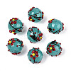 Handmade Lampwork Enamel Beads LAMP-T023-23C-1