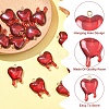 8Pcs Transparent Resin Pendants RESI-YW0005-46-5