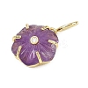 Natural Amethyst Carved Pendants G-G330-01G-01-2