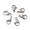 Polished 304 Stainless Steel Lobster Claw Clasps X-STAS-R072-39A-5