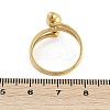 Ion Plating(IP) 304 Stainless Steel Finger Ring RJEW-A052-02A-G-5
