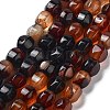 Natural Agate Beads Strands G-G172-02F-2