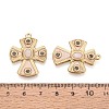 304 Stainless Steel with Enamel Pendants X-STAS-T068-107B-G-3