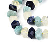 Natural Sodalite & Flower Amazonite & Lemon Quartz Beads Strands G-N358-01A-06-4
