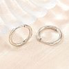 Brass Huggie Hoop Earrings Earrings KK-CBA8A92-03P-2