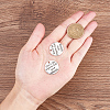 Tibetan Style Alloy Quote Pendants PALLOY-CJ0006-02-7