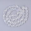 Electroplate Glass Beads Strands X-EGLA-S190-04-2