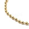 Brass Ball Chain Necklaces Making MAK-L025-01G-2