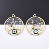 Epoxy Resin Pendants RESI-S365-76A-1