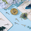 8Pcs 2 Colors Alloy Brooch Convert Pendant Hooks FIND-SC0019-07A-4