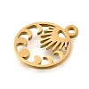 304 Stainless Steel Charms STAS-S178-01G-2