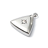 304 Stainless Steel Rhinestone Pendants STAS-L022-447P-2