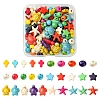 100Pcs 6 Styles Synthetic Turquoise Beads Sets TURQ-FS0001-05-1