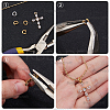 6Pcs 2 Colors 925 Sterling Silver Locking Jump Ring STER-BBC0008-70B-G-5