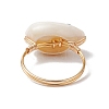 4Pcs Copper Wired Shell Finger Rings RJEW-TA00176-5
