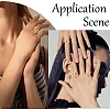 DIY Charm Cuff Ring Making Kit DIY-SC0023-58-5