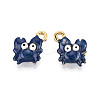 Ion Plating(IP) 304 Stainless Steel Enamel Pendants STAS-N114-13A-G-1