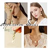 18Pcs 6 Style Brass Micro Pave Clear Cubic Zirconia Pendants & Alloy Rhinestone Pendants KK-SC0002-80-5
