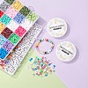 DIY Terracotta and Alphabet Beads Jewelry Making DIY-YW0002-59-12