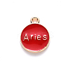 Alloy Enamel Pendants ENAM-S124-01B-07A-3