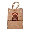 Christmas Theme Hot Stamping Rectangle Paper Bags LS-CARB-F011-02C-3