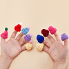 60Pcs 20 Styles Mini Knitting Wool Yarn Hats AJEW-HY0001-82-3