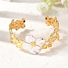 304 Stainless Steel Cuff Bangles for Women BJEW-F509-03E-G-1