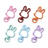 14Pcs Spray Painted Eco-Friendly Alloy Swivel Snap Hook Clasps FIND-FS0004-60-2