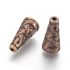 Tibetan Style Alloy Bead Cone LS-TIBEB-00821-R-NR-2
