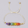 Bohemian Style Handmade Rainbow Arrow Bracelet for Women CK5795-8-1