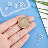 8Pcs 2 Styles 925 Sterling Silver Hook and S-Hook Clasps STER-PH0001-83-3