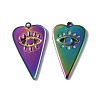 Ion Plating(IP) 304 Stainless Steel Pendant Cabochon Settings STAS-I694-14MC-1
