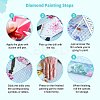 DIY 5D Diamond Painting Halloween Canvas Kits DIY-P060-01-6