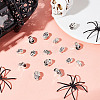 40Pcs 4 Styles Halloween Theme Tibetan Style Alloy Beads FIND-HY0003-85-4