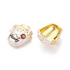 Brass Micro Pave Cubic Zirconia Pendants KK-T073-54-2