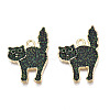 Halloween Rack Plating Alloy Enamel Pendants PALLOY-N164-005LG-2