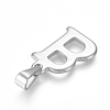 Non-Tarnish 304 Stainless Steel Pendants STAS-F106-95P-B-01-2