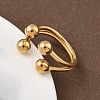 304 Stainless Steel Cuff Rings RJEW-Z118-05G-5