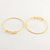 Adjustable Brass Expandable Bangle Making BJEW-R032-G-1