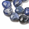 Natural Dumortierite Beads Strands G-H005-C15-02-4