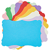 50Pcs 10 Colors DIY Paper Blank Greeting Cards AJEW-CP0010-26A-1